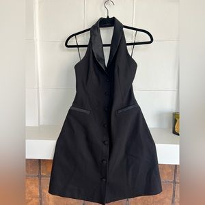 New Zara black suit dress, XS